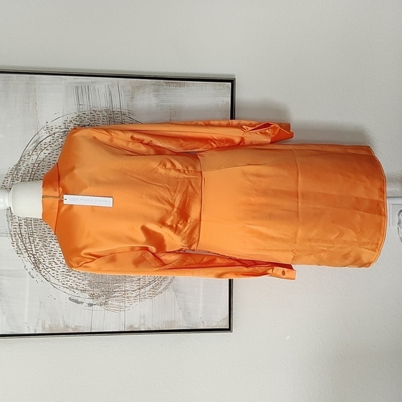 New House of Harlow Satin effect front knot mini dress Size M - Picture 6 of 12